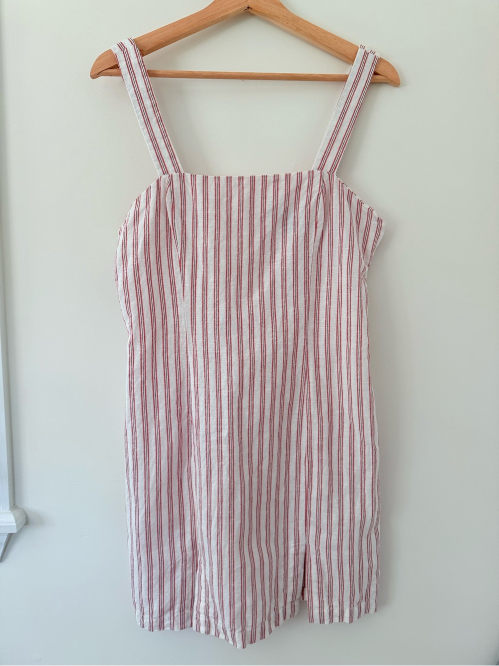 Forever 21 Red and White Striped Mini Sundress